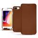 가죽 커버 Apple iPhone 8 Plus - Marron PU