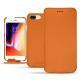 Funda de piel Apple iPhone 8 Plus - Orange PU