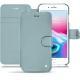 Housse cuir Apple iPhone 8 Plus - Bleu ciel ( Nappa - Pantone 277C ) 