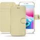 Apple iPhone 8 Plus leather case - Beige ( Nappa - Pantone 7502C ) 