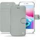 Housse cuir Apple iPhone 8 Plus - Gris ( Nappa - Pantone W428C ) 