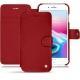Lederschutzhülle Apple iPhone 8 Plus - Rouge ( Nappa - Pantone 199C ) 