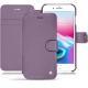 Apple iPhone 8 Plus leather case - Lilas ( Nappa - Pantone 2645U ) 