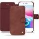 가죽 커버 Apple iPhone 8 Plus - Passion vintage ( Glutton - Red ) 