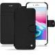 Housse cuir Apple iPhone 8 Plus - Ebène ( Sleek P C12 - Black ) 