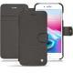가죽 커버 Apple iPhone 8 Plus - Anthracite ( Pantone 424C ) 