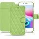 Funda de piel Apple iPhone 8 Plus - Vert olive - Couture ( Nappa - Pantone 578U ) 