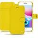 Housse cuir Apple iPhone 8 Plus - Jaune fluo