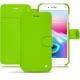 가죽 커버 Apple iPhone 8 Plus - Vert fluo
