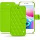 Apple iPhone 8 Plus leather case - Vert fluo - Couture