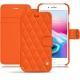 Lederschutzhülle Apple iPhone 8 Plus - Orange fluo - Couture
