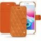 가죽 커버 Apple iPhone 8 Plus - Mandarine vintage - Couture