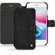 Apple iPhone 8 Plus leather case - Abaca nero