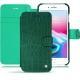 Funda de piel Apple iPhone 8 Plus - Crocodile pino