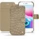 Funda de piel Apple iPhone 8 Plus - Autruche desert