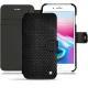 Lederschutzhülle Apple iPhone 8 Plus - Serpent nero