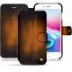 Lederschutzhülle Apple iPhone 8 Plus - Marron Patine