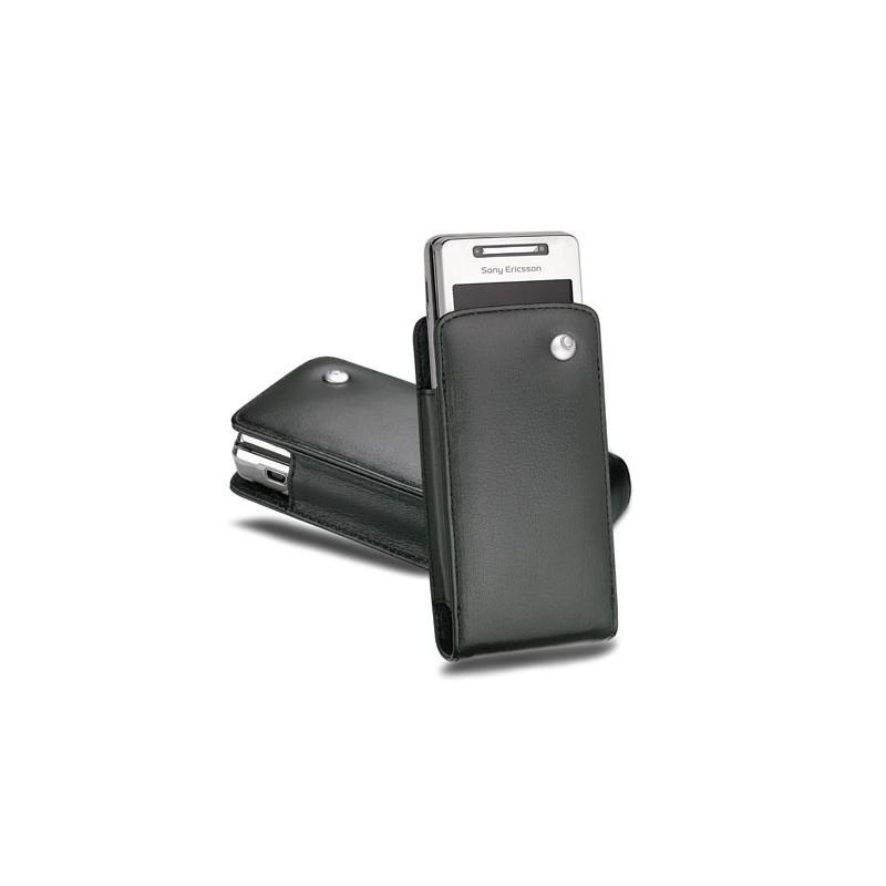 硬质真皮保护套 Sony Ericsson Xperia X1 - Noir ( Nappa - Black ) 