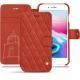 Housse cuir Apple iPhone 8 Plus - Arange clouquié - Couture