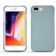 가죽 커버 Apple iPhone 8 Plus - Bleu ciel ( Nappa - Pantone 277C ) 