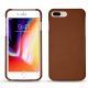 가죽 커버 Apple iPhone 8 Plus - Marron ( Nappa - Pantone 1615C ) 