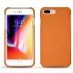 Custodia in pelle Apple iPhone 8 Plus - Orange ( Nappa - Pantone 1495U ) 