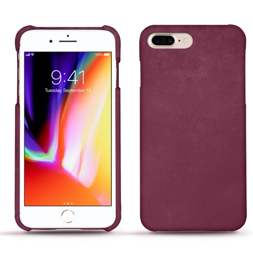 Capa em pele Apple iPhone 8 PlusPrune vintage ( Pantone #612434 ) 