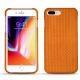 Funda de piel Apple iPhone 8 Plus - Abaca arancio