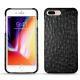 가죽 커버 Apple iPhone 8 Plus - Autruche nero