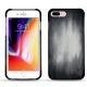 Funda de piel Apple iPhone 8 Plus - Gris Patine