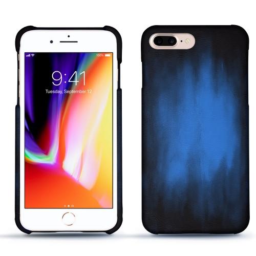 Capa em pele Apple iPhone 8 PlusBleu Patine