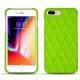 Apple iPhone 8 Plus leather cover - Vert fluo - Couture