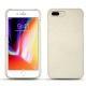 가죽 커버 Apple iPhone 8 Plus - Blanc escumo
