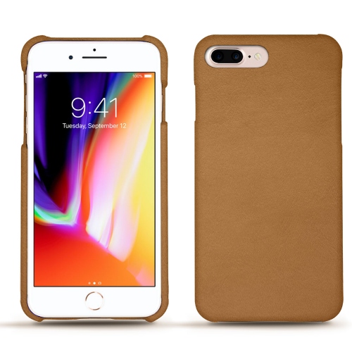 レザーケース Apple iPhone 8 PlusCastan esparciate ( Pantone #824F2A )