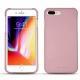 Coque cuir Apple iPhone 8 Plus - Rose PU