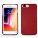 Coque cuir Apple iPhone 8 Plus - Rouge PU