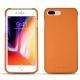 Custodia in pelle Apple iPhone 8 Plus - Orange PU