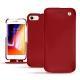 Housse cuir Apple iPhone 8 - Rouge ( Nappa - Pantone 199C ) 