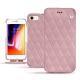 Capa em pele Apple iPhone 8 - Rose - Couture ( Nappa - Pantone 2365C ) 