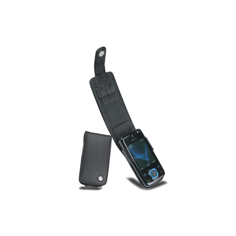 Funda de piel Nokia 6600 Slide  - Noir ( Nappa - Black ) 