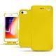Custodia in pelle Apple iPhone 8 - Jaune fluo