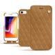 Apple iPhone 8 leather case - Castan esparciate - Couture