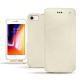 Housse cuir Apple iPhone 8 - Blanc escumo