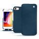 Capa em pele Apple iPhone 8 - Blu mediterran