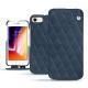 Capa em pele Apple iPhone 8 - Jean vintage - Couture