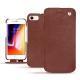 レザーケース Apple iPhone 8 - Passion vintage ( Glutton - Red ) 