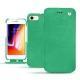 Lederschutzhülle Apple iPhone 8 - Menthe vintage ( Pantone 562C ) 