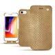 Custodia in pelle Apple iPhone 8 - Serpent sabbia