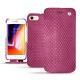 レザーケース Apple iPhone 8 - Serpent ciclamino