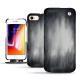 Apple iPhone 8 leather case - Gris Patine
